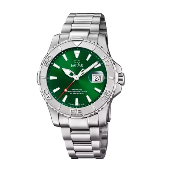 Orologio Jaguar Couple Diver verde uomo J969/1 Pozzoni Gioielli