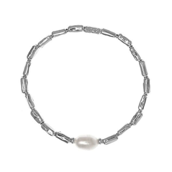 Bracciale Athena in Argento 925 con perla collezione Brividi MPBR3007 Pozzoni Gioielli