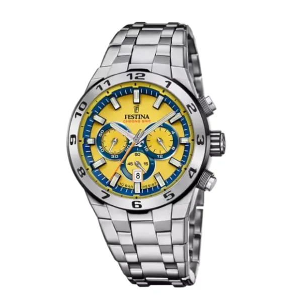 Orologio Festina Uomo Chronobike Giallo F20670/4 Pozzoni Gioielli