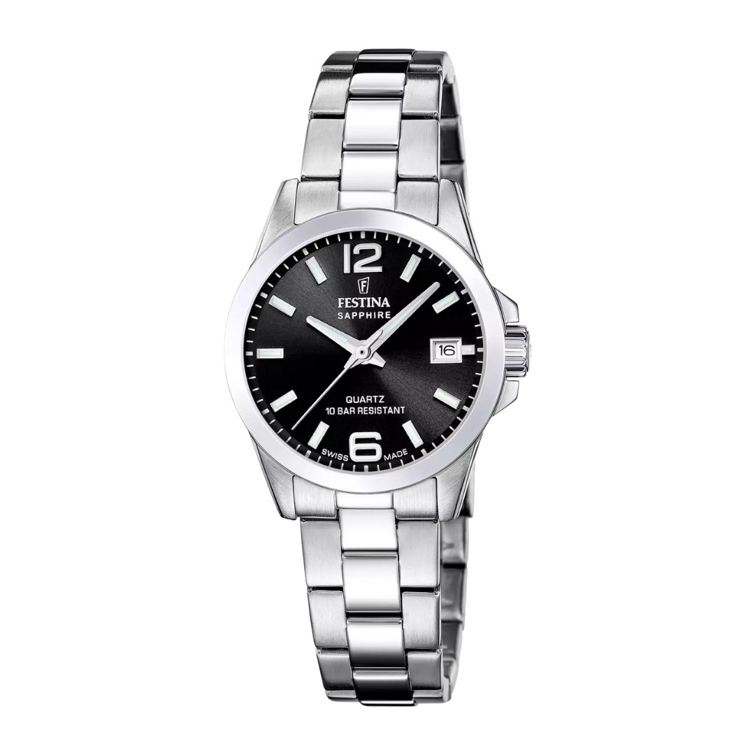 Orologio Festina Donna Swiss Made Nero F20049/6