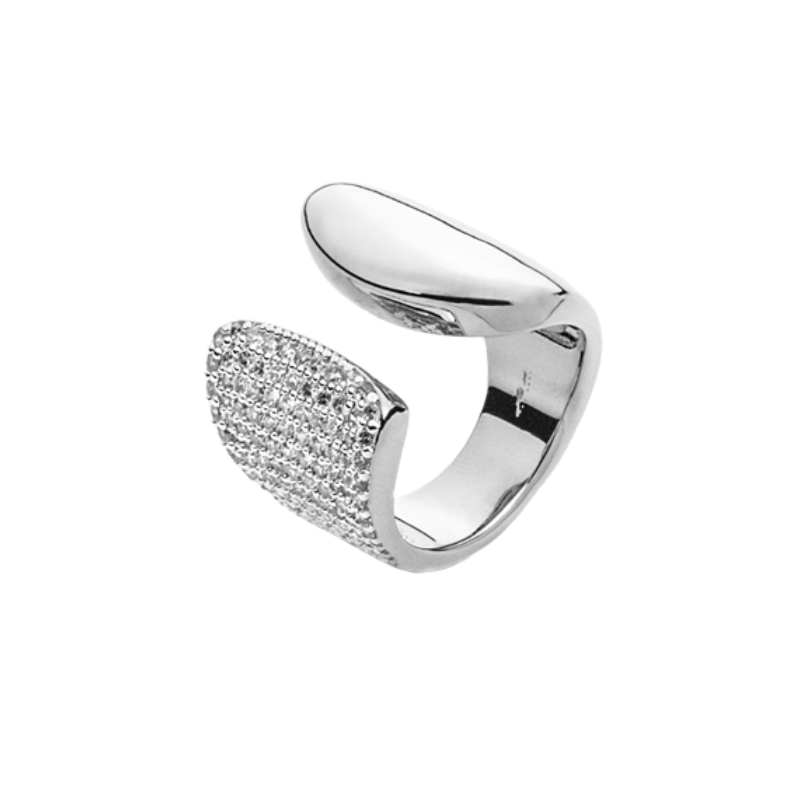 Anello For Us Cesare Paciotti con Zirconi 4UAN8580W/S