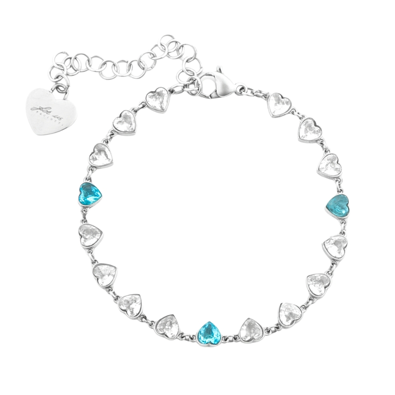 Bracciale For Us Cesare Paciotti con Zirconi a Cuore 4UBR7420W