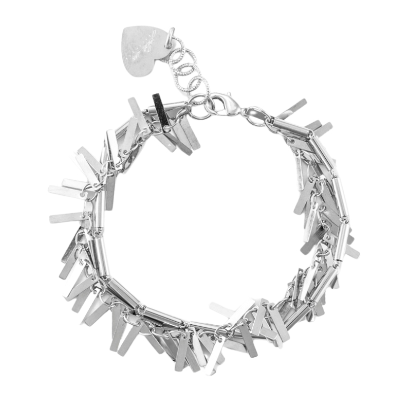 Bracciale For Us Cesare Paciotti Multifilo con Stecche 4UBR7313W