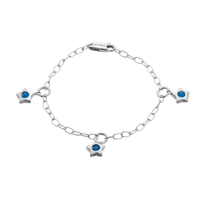 Bracciale Athena in Argento Naturale - Simboli MPBR3254ST