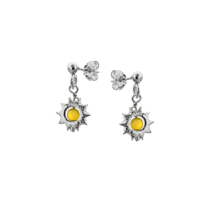 Orecchini Athena in Argento Naturale - Simboli MPOR7808SO