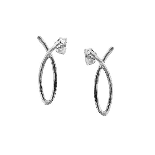 Orecchini Athena in Argento Naturale - Infinity OR7794